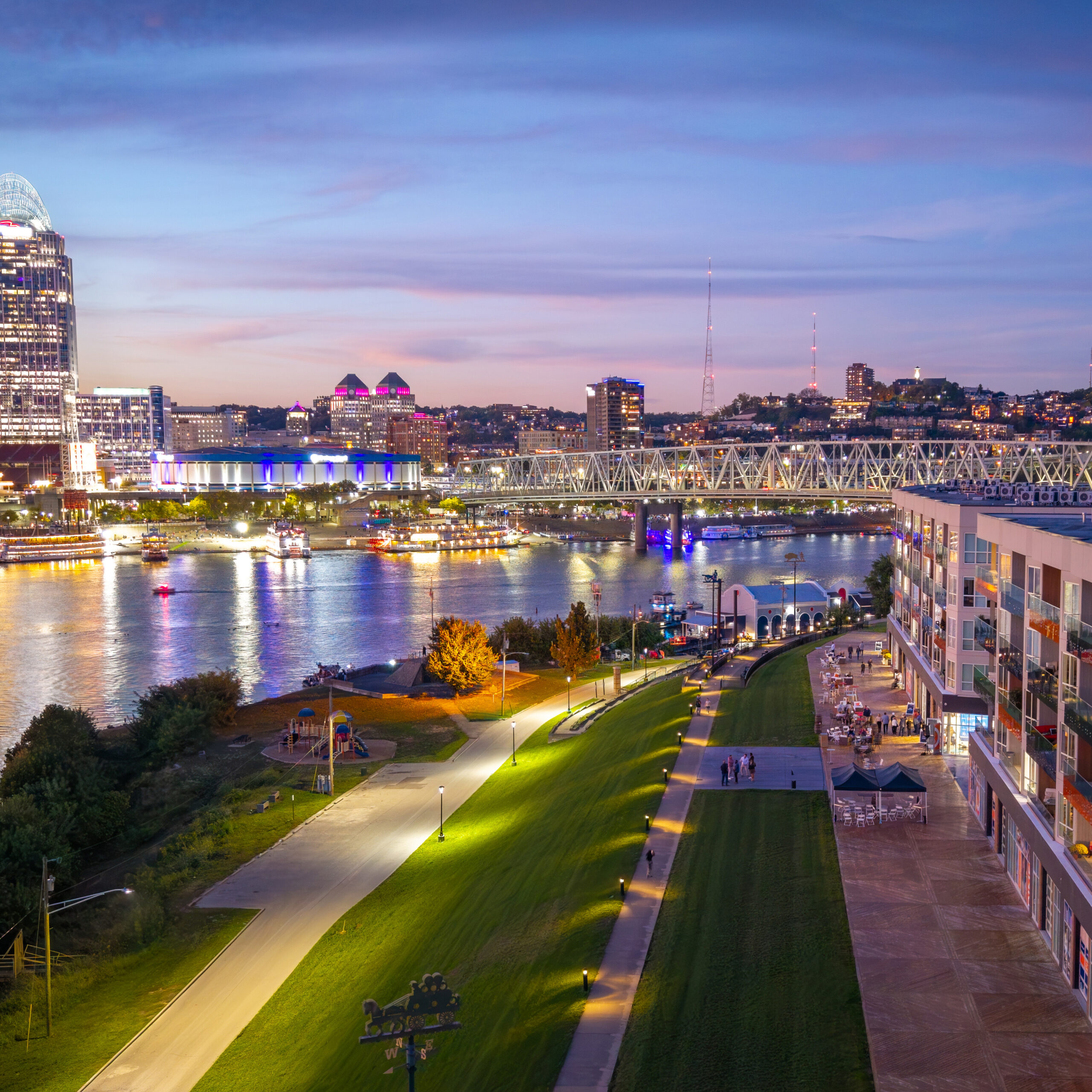 Ovation Boardwalk Retail - Aerial